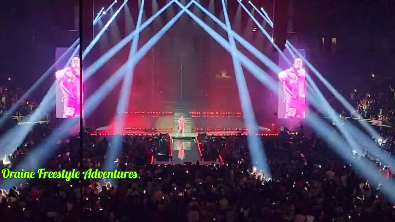 Skillibeng salute Vybz kartel at Nicki Minaj pink Friday 2 world tour UBS Arena NYC